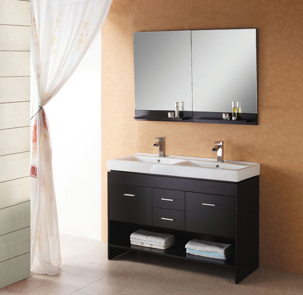 Gloria 47.2 Inch Double Sink Bathroom Vanity Set