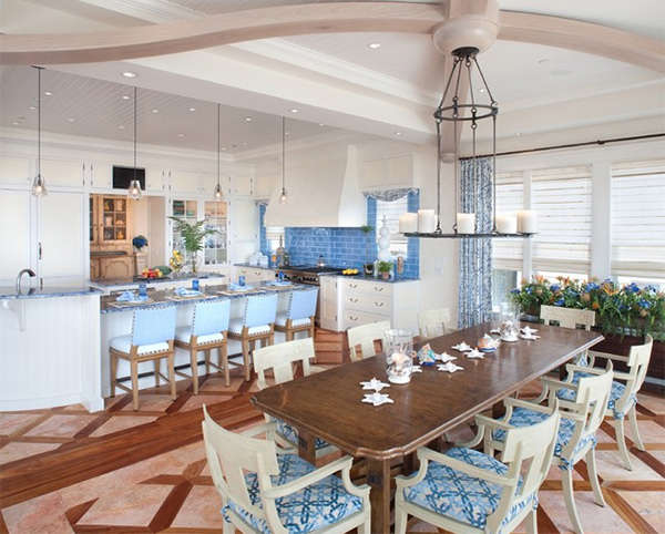 ocean themed dining room