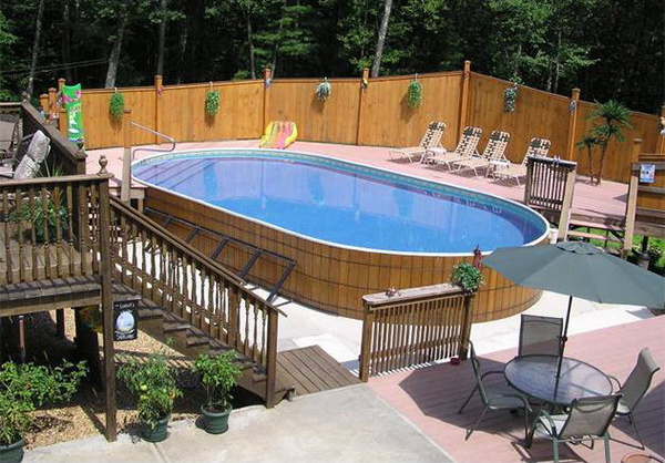 Decked Out Shape pool