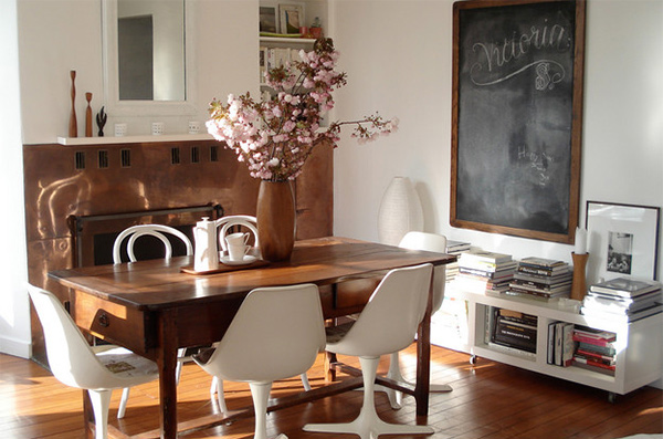Chalkboard Accents in 15 Dining Room Spaces | Home Design Lover