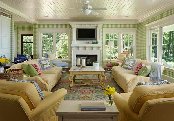 lily pad cottage living room