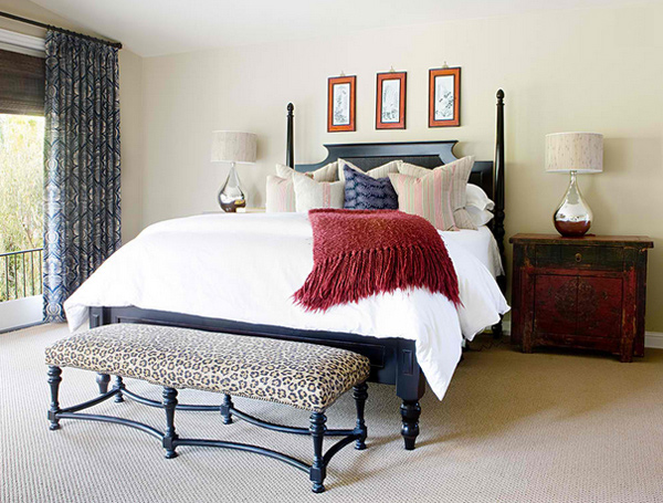 15 Lovely Bedrooms with Leopard Accents | Home Design Lover