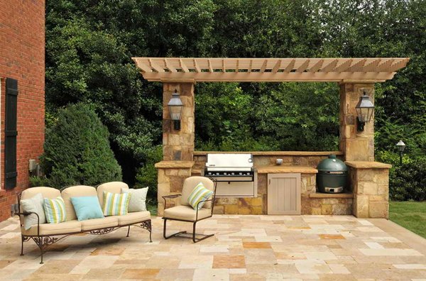 15 Ideas for Highly Functional Traditional Outdoor Kitchens | Home ...