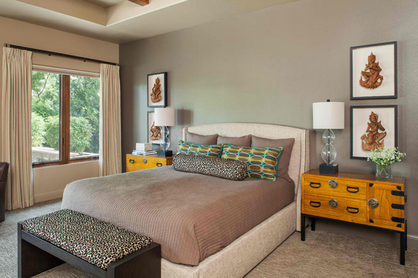 15 Lovely Bedrooms with Leopard Accents | Home Design Lover