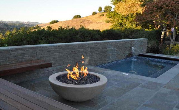 Fire Pit and Spa