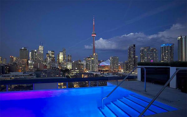 Toronto Pool Skyline