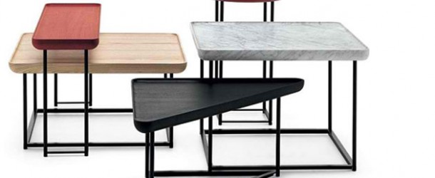 Stylish Minimalist Modern Torei Side Tables by Luca Nichetto