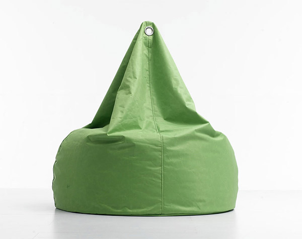 green bean bag furniture