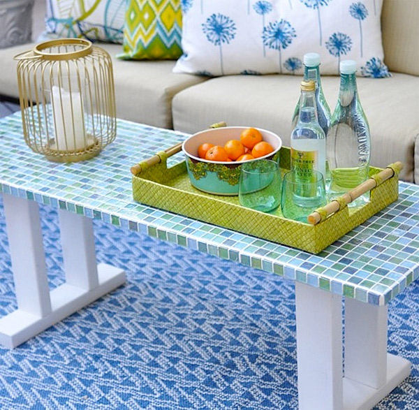 mosiac tile table