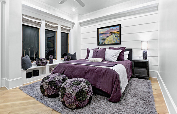 purple master bedroom designs