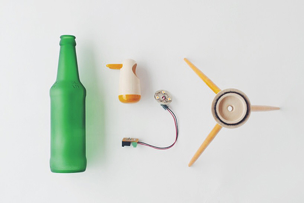 Dunk Animal Bottle Lamps