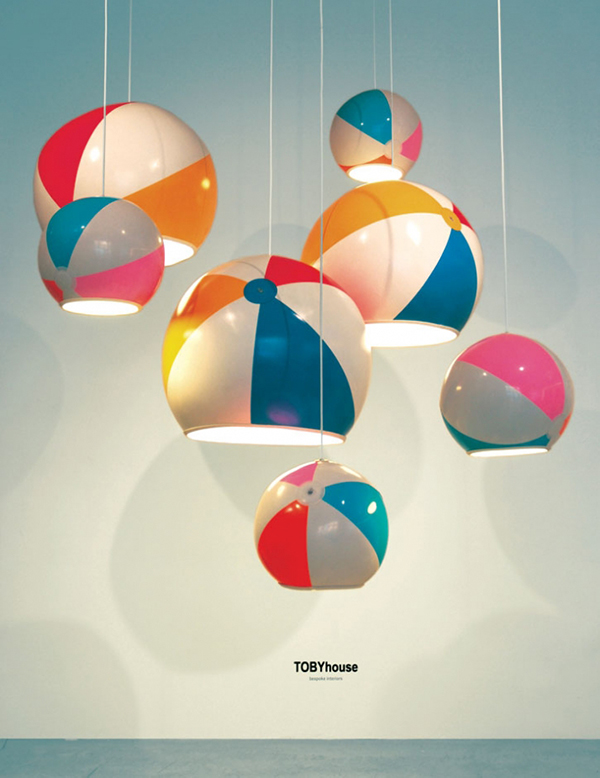 Beach Ball Lamp