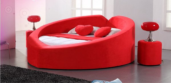 Heart-shape Fabric Bed Set