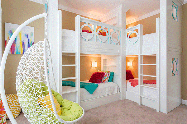 22 Cool Designs Of Bunk Beds For Four Home Design Lover