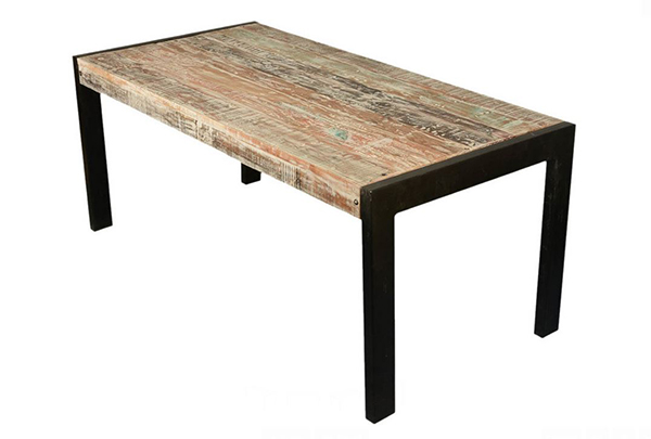 Reclaimed Wood Iron Dining Tables