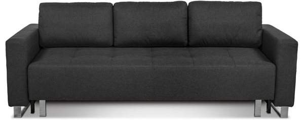 black sofa