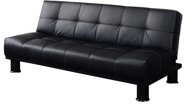 black convertible sofa