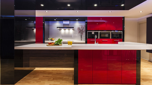 Color Scheme Idea: 20 Red, Black and White Kitchen Designs | Home
