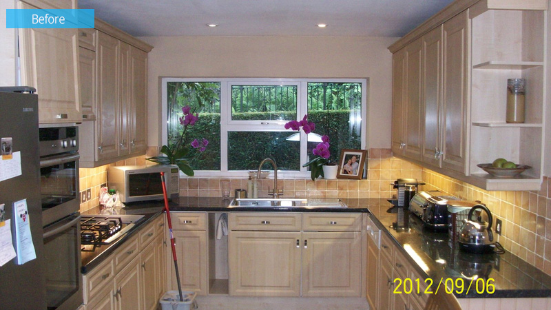 1980s Home Renovation kitchen