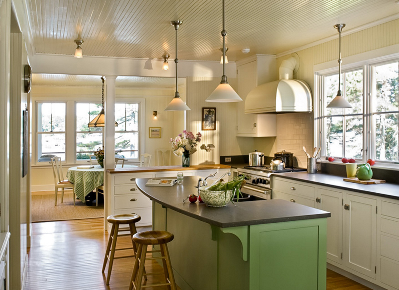 vintage lighting kitchen 1930