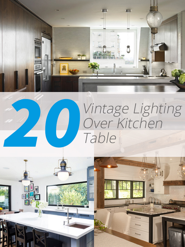 vintage lighting kitchen