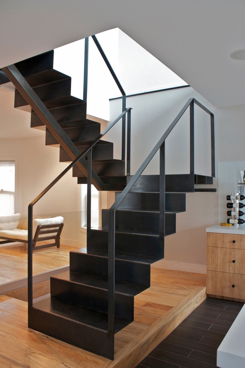 20 Beautiful and Bold Black Staircase Design Ideas Home Design Lover