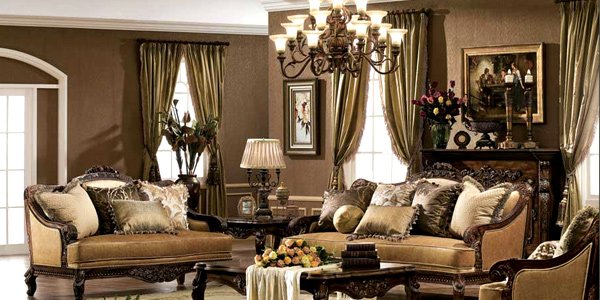 Place intricate window treatments