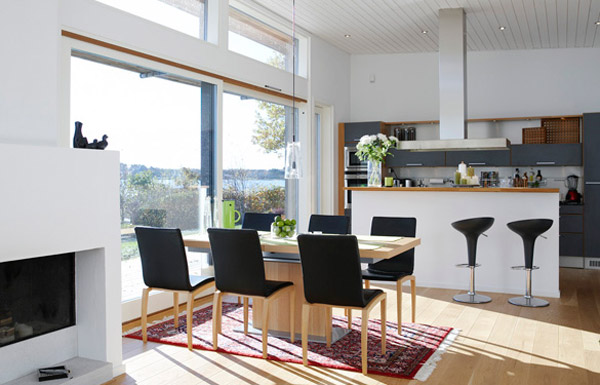 Neatly Designed Modern Dining Room