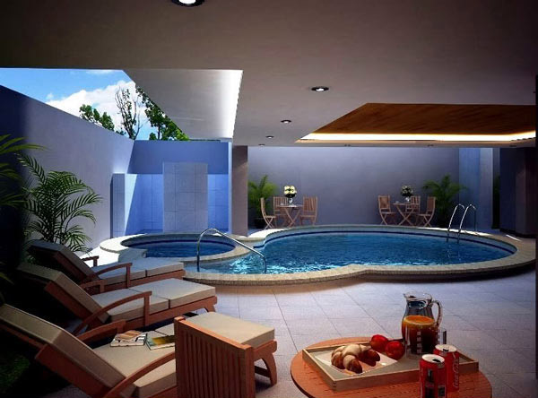 Pretty Relaxing Pool Design
