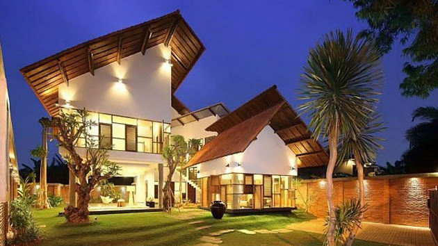 a tropical house in jakarta
