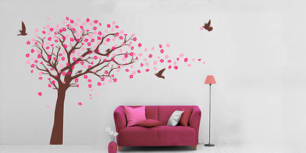 Use wall stickers