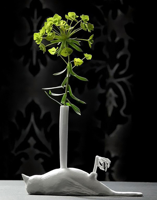 White Vase design