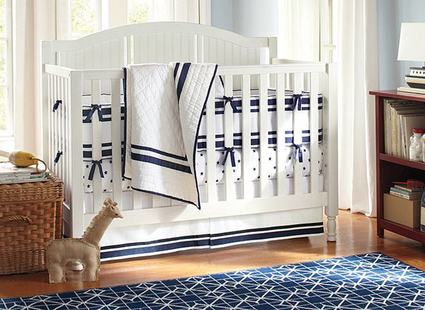 Navy Harper Baby Nursery