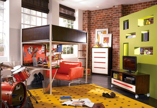 modern boys Bedroom