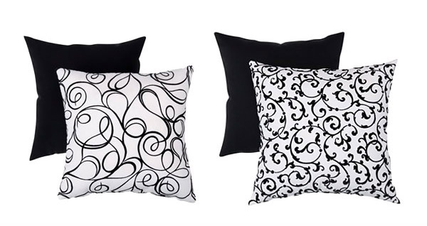 Modern Black and White Throws
