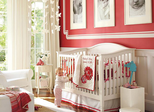 Pink Nursery Room Design