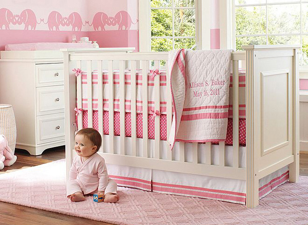 Pink Harper and Mini Dot Nursery