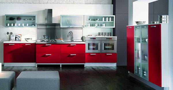 ideas de cocina roja