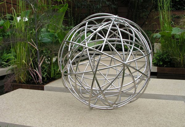 spherical garden sculptures