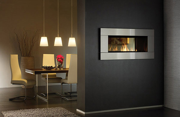 see-through fireplace