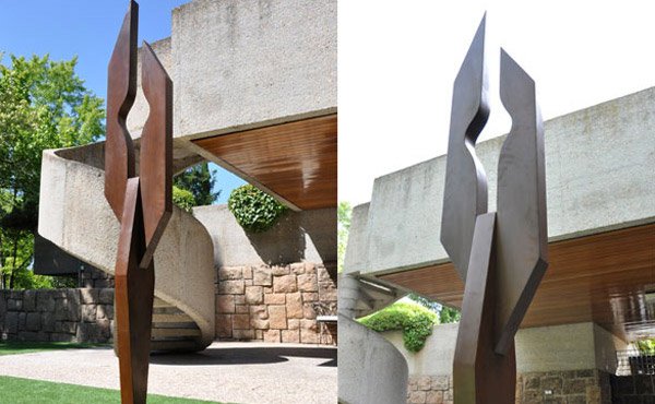 abstract garden sculptures