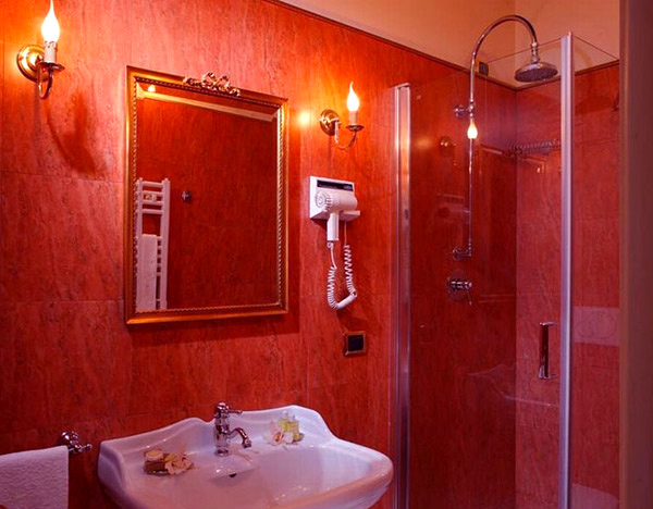 15 Stunningly Hot Red Bathroom Designs Home Design Lover