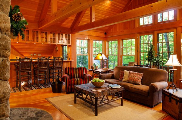 country inspired living rooms