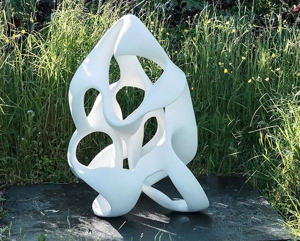 white sculpture