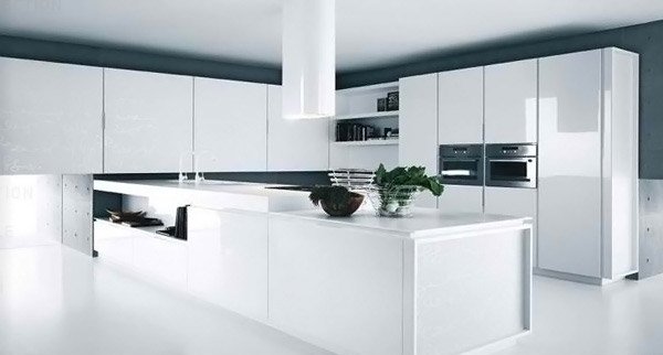 18 Modern White Kitchen Design Ideas | Home Design Lover