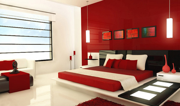 15 Invigorating Red Bedroom Designs | Home Design Lover