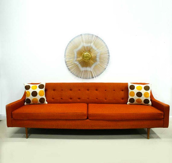 mid-century sofa