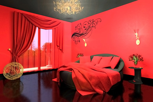 Red Bedroom Designs