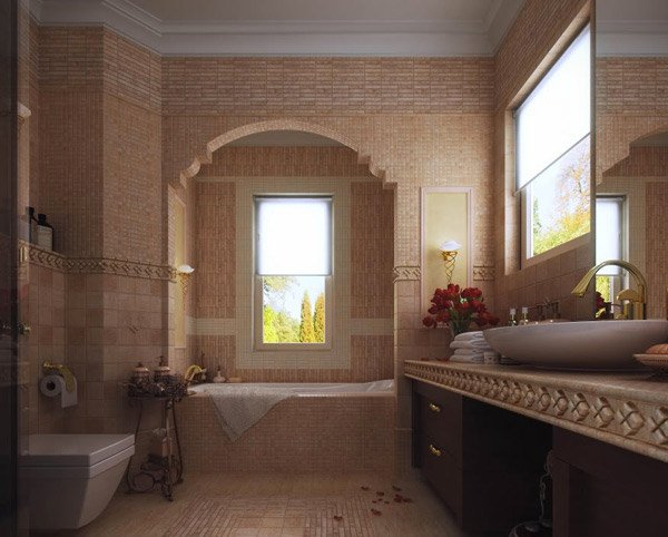 18 Sophisticated Brown Bathroom Ideas | Home Design Lover