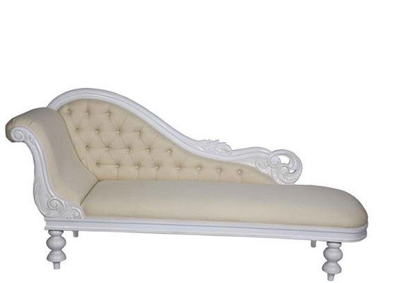 classic white sofa